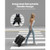 Bowling Ball Bag, 2 Ball Double Roller Bowling Bag with Wheels, Featuring a Separate Compartment fo E415-GLLGBLQBQBLG29IZ1001V0