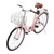 Cruiser Bike, 1-Speed, 26-Inch Pink Beach Cruiser Bike with Large Capacity Basket and Rear Rack, Se E415-GK26INCH1SFS0AGFPV0