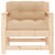  Patio Chairs with Cushions 2 pcs Solid Wood Pine A949-825562