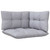  2-Seater Patio Sofa with Gray Cushions Solid Pinewood A949-806645