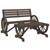 2 Piece Patio Lounge Set Solid Wood Fir A949-365106