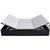 Double Sun Lounger with Cushion Poly Rattan Black A949-41787
