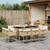 11 Piece Patio Dining Set with Cushions Beige Poly Rattan A949-3278157