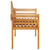 Patio Bench 49.2" Solid Wood Acacia A949-318550