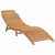 Sun Lounger Solid Teak Wood Brown A949-42008387