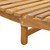 Sun Lounger Solid Teak Wood Brown A949-42008387