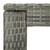 Patio Bar Table Gray 39.4"x23.8"x43.5" Poly Rattan A949-45875