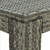 Patio Bar Table Gray 39.4"x23.8"x43.5" Poly Rattan A949-45875
