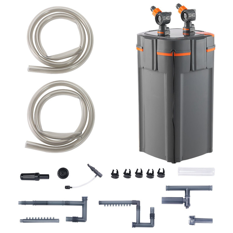 Aquarium Filter 317GPH, 4-Stage Canister Filter 100 Gallon, Ultra-Quiet Internal Aquarium Filter wi E415-SZXGLQ1200LHIH1DTV1