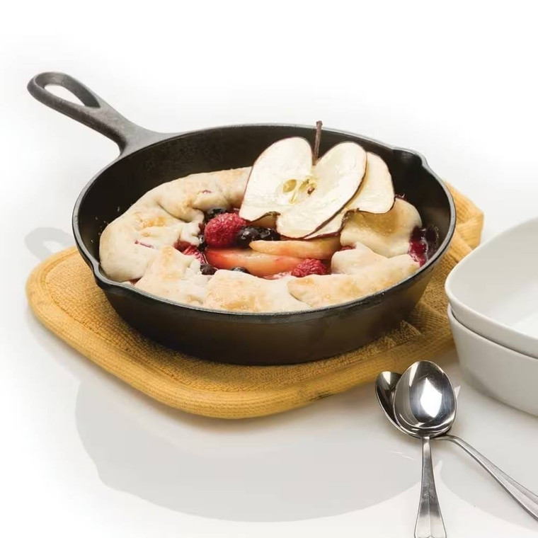 8-inch Pre-Seasoned Cast Iron Skillet Frying Pan with Pour Spouts Made in USA Q280-ECSBP149025873