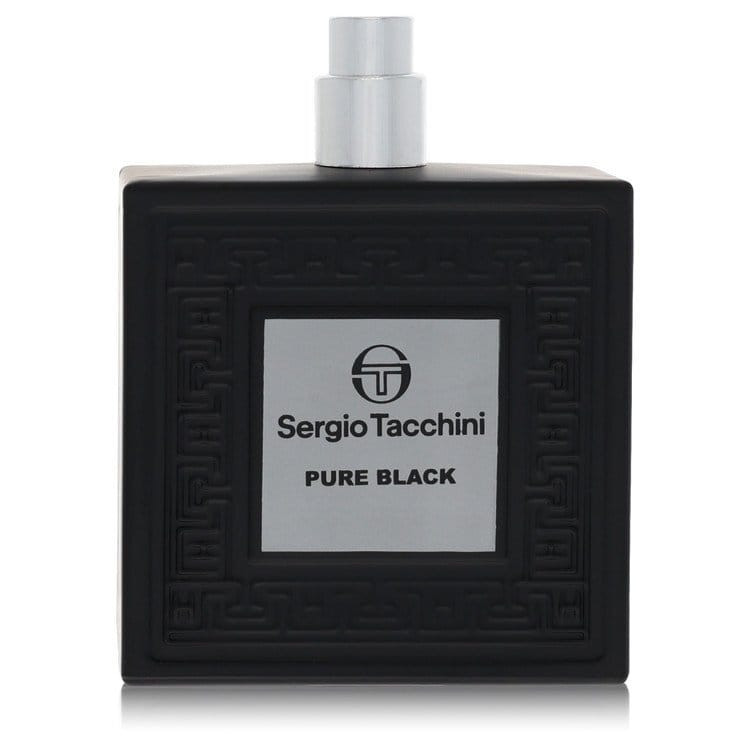 Sergio Tacchini Pure Black by Sergio Tacchini Eau De Toilette Spray (Tester) 3.4 oz (Men) V728-571868