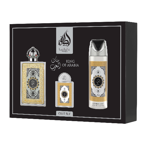 Lattafa Pride King Of Arabia 3 Piece Gift Set M433-MS-LATKOA-3PCS