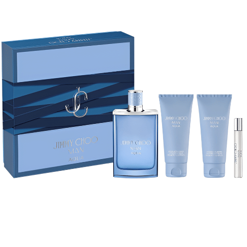 Jimmy Choo Man Aqua 4 Piece Gift Set M433-MS-JIMACQ-4PC