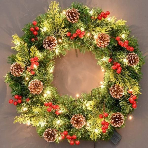 Size: S - Bestseller Bestseller House Red Garland Decoration Entrance Ornament LED PVC Fruit Christ Y829-1469064887096246304