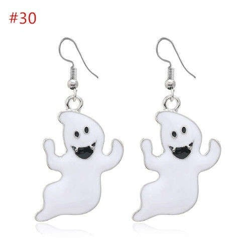 Wholesale Jewelry Classsic Design Funny Specter Popular Halloween Costume Earrings A392-fear7084