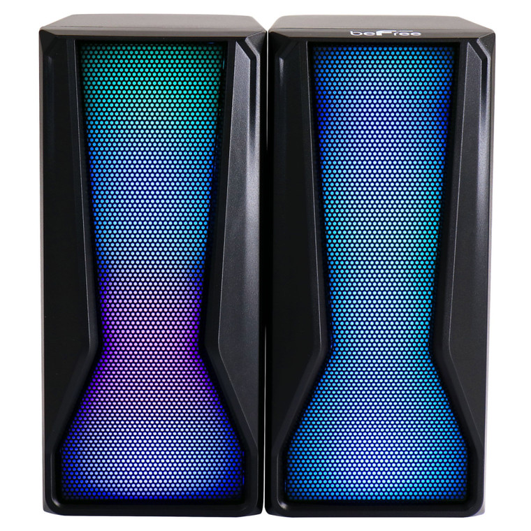 beFree Sound Color LED Dual Gaming Speakers D970-BFS-529