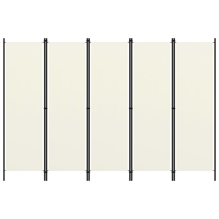  5-Panel Room Divider White 98.4"x70.9 A949-320723