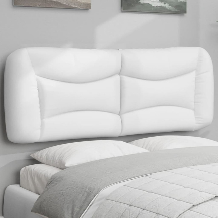  Headboard Cushion "Hvar" White 53.9" Faux Leather A949-376073