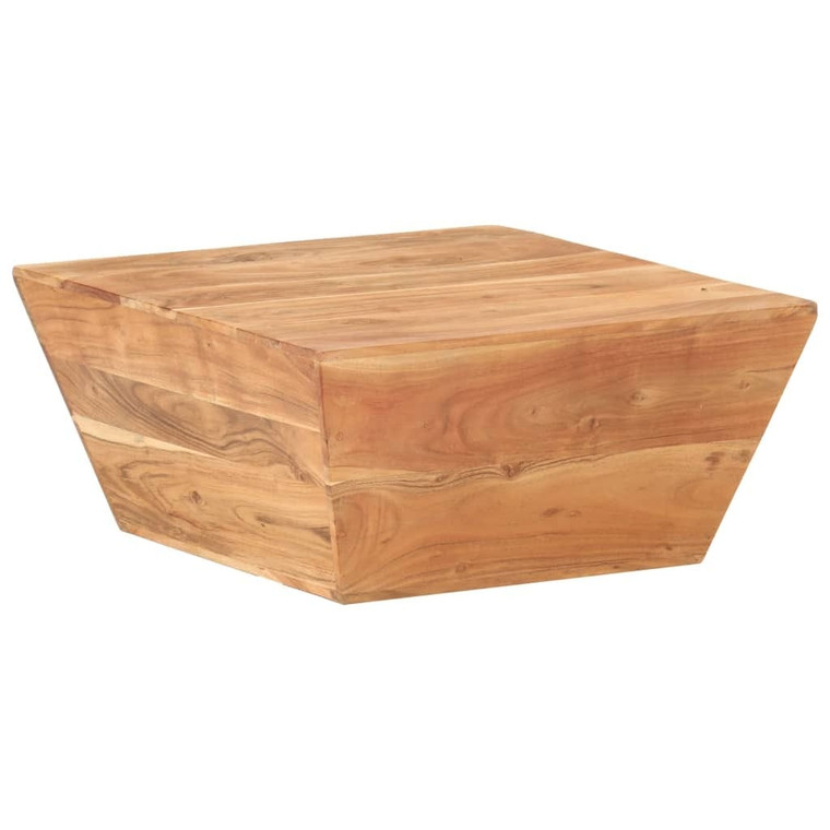  Coffee Table V-shape 26"x26"x11.8" Solid Acacia Wood A949-320388