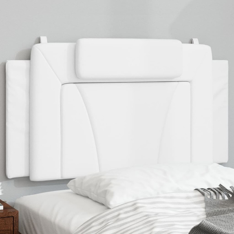  Headboard Cushion "Viana" White 39.4" Faux Leather A949-374775