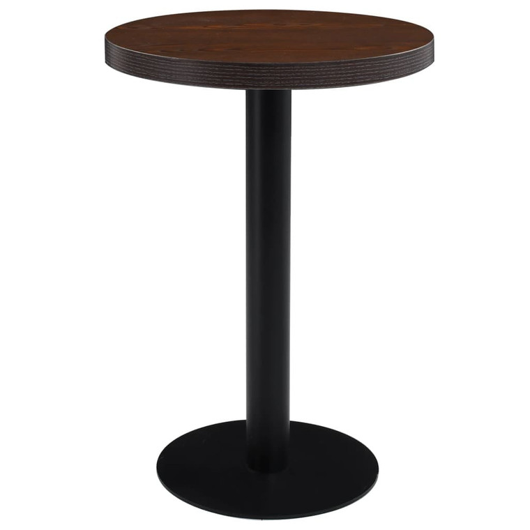  Bistro Table Dark Brown 23.6" MDF A949-286422