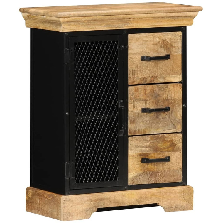  Sideboard 23.6"x11.8"x29.5" Solid Mango Wood A949-247580