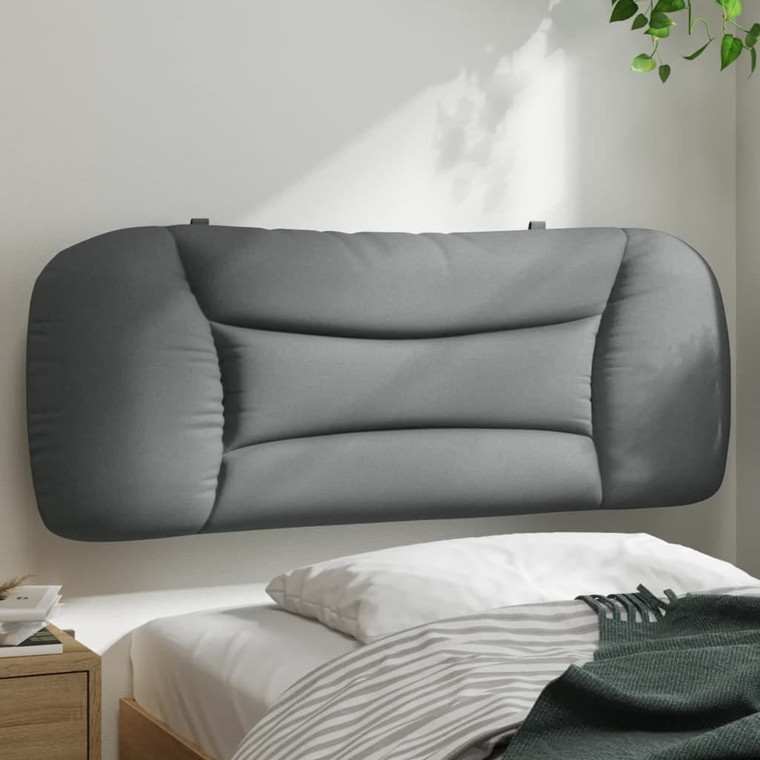  Headboard Cushion "Hvar" Light Gray 39.4" Fabric A949-374549