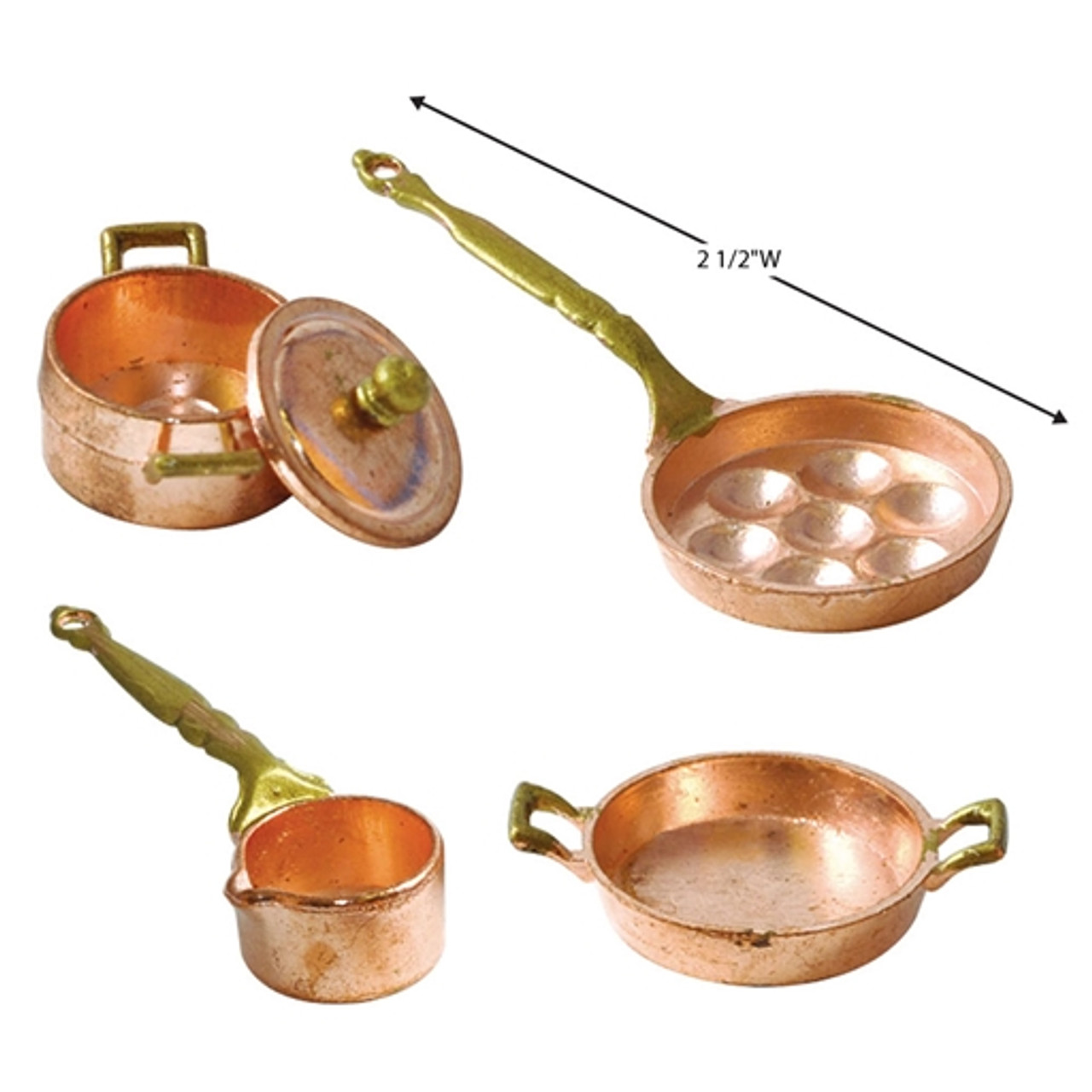 12-Piece Copper Cookware Set