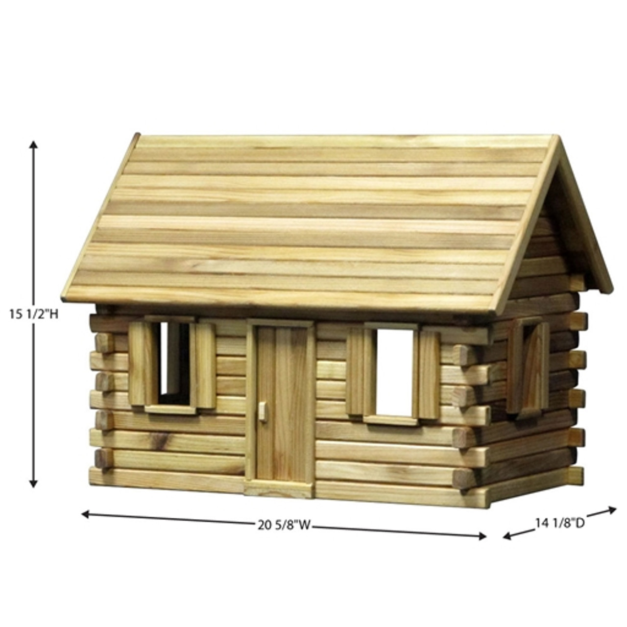 Homesteader Barn - Mini Log Cabins - Log cabin toys