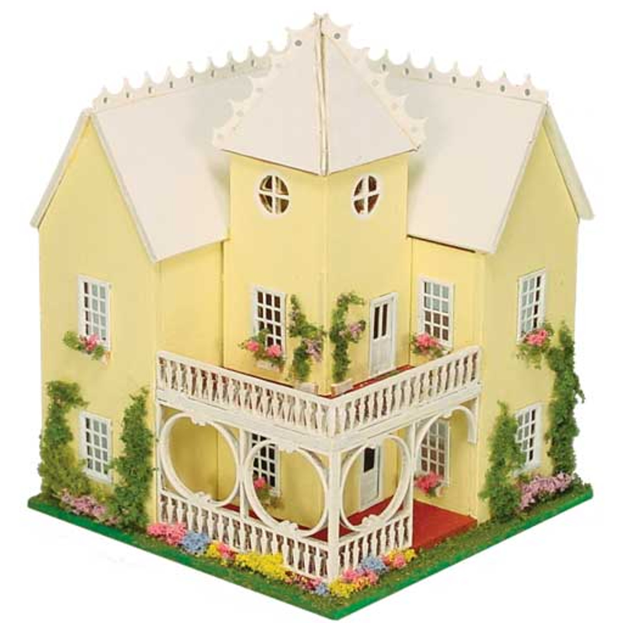 1/144 Scale Victorian Mansion Dollhouse Kit