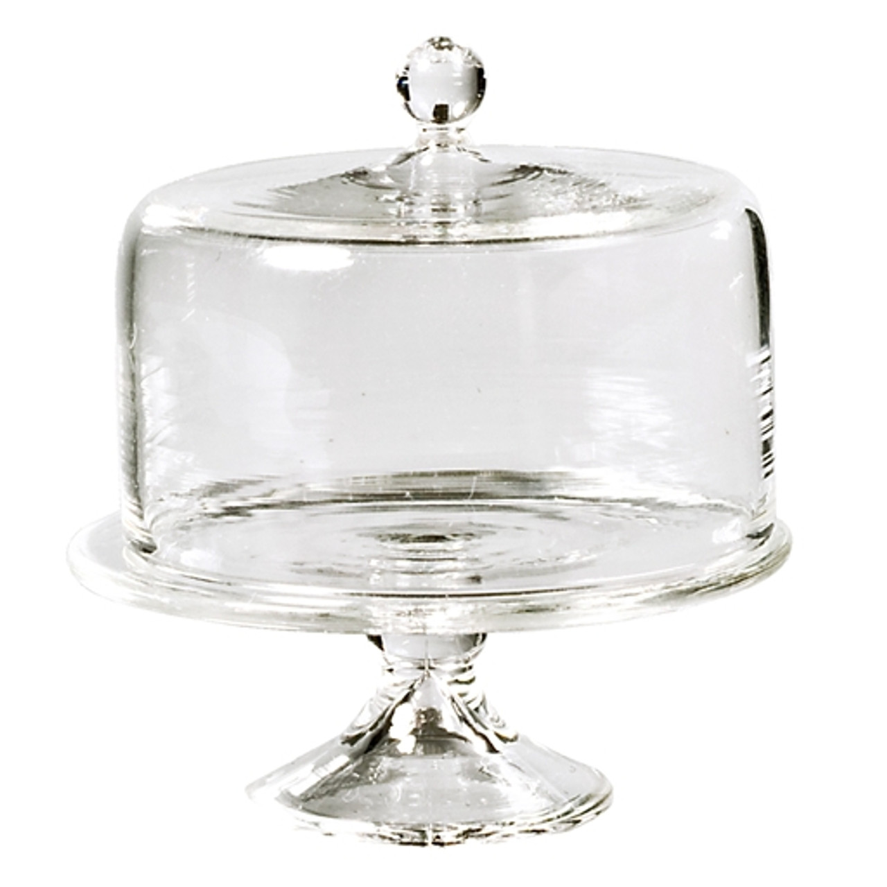 Estelle Colored Glass Cake Stand & Dome | West Elm