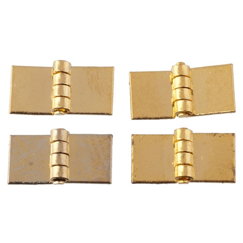 Gold Plated Brass Square Hinge by Houseworks