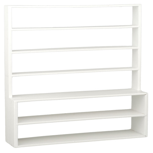 Large White Display Shelf