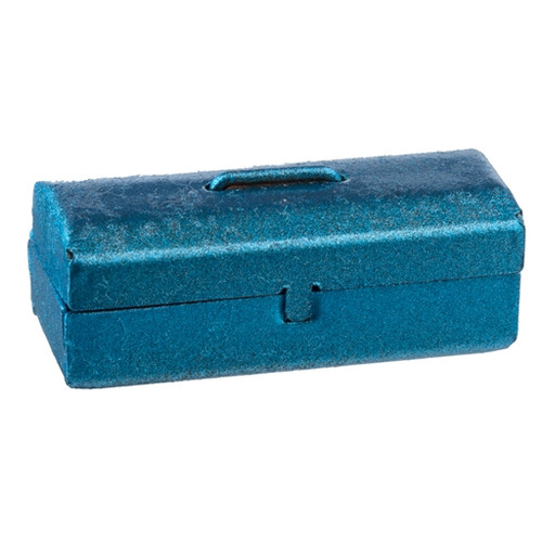 Metallic Blue Tool Box