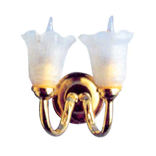 Double-Tulip Wall Sconce