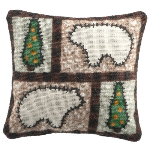 Cabin Bears Pillow