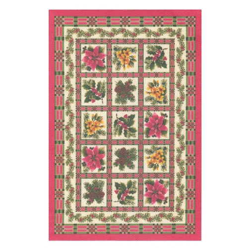 Christmas Floral Rug