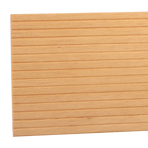 1/4" Lap Width x 24"L Beadboard Siding, 1-Sheet