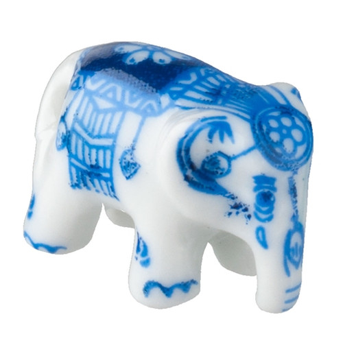 Small Blue and White Elephant