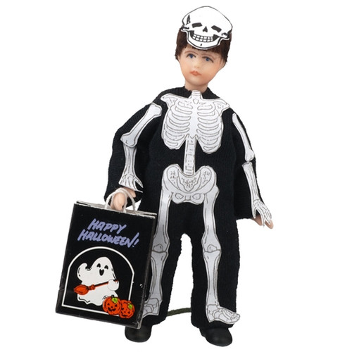 Skeleton Trick-or-Treat Doll