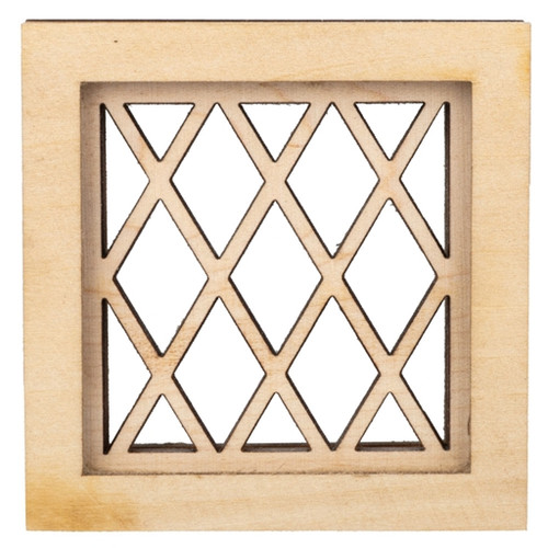 Square Tudor Diamond Window