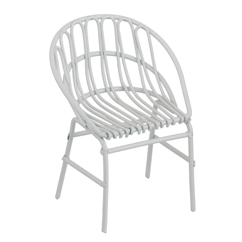 Modern White Patio Chair
