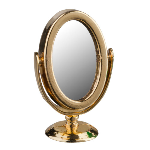 Small Gold Vanity Mirror