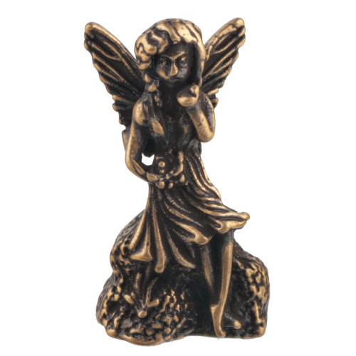Aged Bronze Fairy Statuette