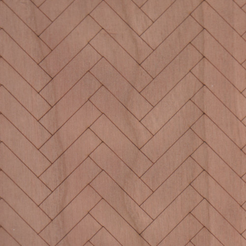 Cherry Herringbone Flooring Sheet