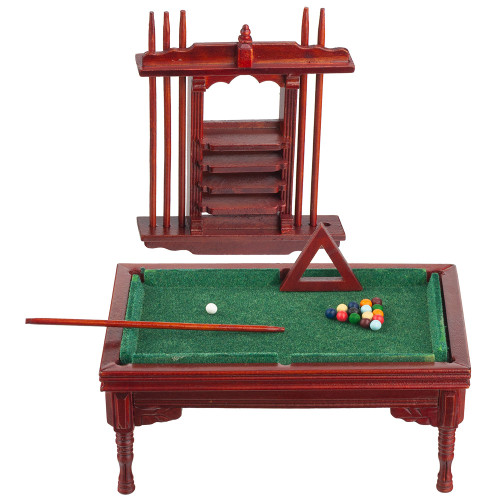 Mahogany Pool Table Set