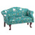 Green Simmons Settee