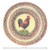 Round Rooster Rug