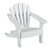 White Mini Adirondack Chair