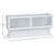 Wide White Display Case